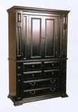 Newport Black TV Armoire
