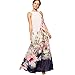 Women's Dress, Laimeng Casual Fit and Flare Floral Sleeveless Dress (XXL)