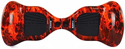 Suoku A8 10inch Smart Self Balancing 2 Wheels Electric Scooters Unicycle Mini Car (flame grain)