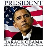 Obama & Flag~for Darks Adult Sweatshirt