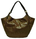 Brahmin Jackie Mushroom Large Purse Brown