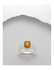 Baltic Amber Ring In 92.5 Sterling Silver