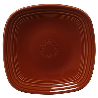 Fiesta 9-1/8-Inch Square Luncheon Plate, Paprika On Sale