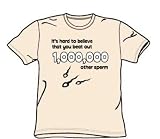 Beat Out Sperm - Cream Adult S/S T-Shirt For Men