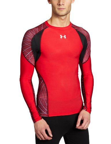 Under Armour Herren T-shirt Ca Warp Speed Long Sleeve, rot (red/blk), MD, 1234465 Preisvergleich