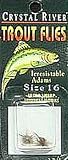 Crystal River Trout Flies - Irresistable Adams - Size 16 - 2 Pack