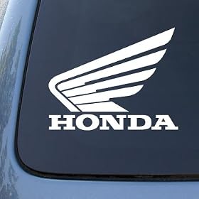 HONDA - Vinyl Car Decal Sticker #1890 | Vinyl Color: White
