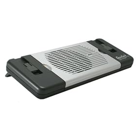 Connectland CL-NBK68004 Baby Size Notebook Cooler Pad for 7-Inch to 15-Inch Laptop with Fan (Silver)