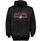 Alabama Crimson Tide Black Midfield Hoody Sweatshirt