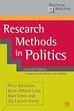 Research Methods in Politics (Political Analysis) Peter Burnham, Karin Gilland, Wyn Grant, Zig Layton-Henry
