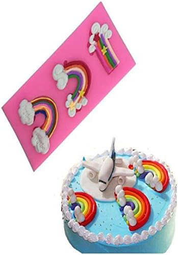 HT BAKEWARE | Rainbows and Clouds Silicone Mold