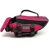 Outward Hound Kyjen 2527 Dog Life Jacket Quick Release Easy-Fit Adjustable Dog Life Preserver, Extra Small, Pink