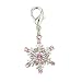 Pet Snowflake Charm Pink Color Image