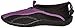 TECS Women's Aquasock Water Shoe (Purple/Black, 6)