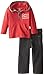 Calvin Klein Baby-Boys Infant Red Thermal Hoody with Jeans