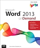Word 2013 on demand