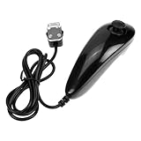 GTMax Black Nunchuck for Nintendo Wii