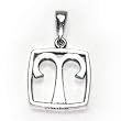 Aries ISIS Pendant (3/22 - 4/20). Egyptian Astrology. Zodiac of Dendra. Sterling Silver