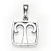 Search : Aries ISIS Pendant (3/22 - 4/20). Egyptian Astrology. Zodiac of Dendra. Sterling Silver