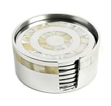 Mother of Pearl Disc Coasters-3.5 diam