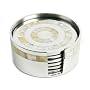 Mother of Pearl Disc Coasters-3.5" diam Ideal 30th Wedding Anniversary gift
