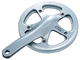 Shimano Alfine S500 170mm 45t crankset with double chainring guard &; bottom bracket / Black.