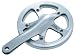 Shimano Alfine S500 170mm 45t crankset with double chainring guard &; bottom bracket / Black.
