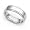 14k White Gold 5mm Milgrain Wedding Band Ring, 4
