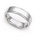 14k White Gold 5mm Milgrain Wedding Band Ring