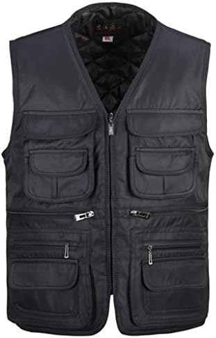 Men's Winter Fly Fishing Photographer Journalist Thicken Hollow Cotton Vest