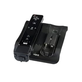 Logic3 Induction Charger - Black (Wii) [import anglais]