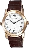 Rotary GS02912/21/20 Gents Rose Gold PVD Leather Strap Watch with Two Different Faces