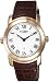 Rotary GS02912/21/20 Gents Rose Gold PVD Leather Strap Watch with Two Different Faces