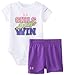 Under Armour Baby-Girls Newborn Nb Girls Always Win Short Set
