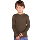 American Apparel T107 Kids Baby Thermal Long-Sleeve T