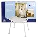 Peerless White Fixed Safety Senior Shower Seat Stool
