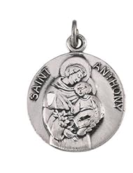 14K Yellow Gold 18.00 mm St. Anthony Medal