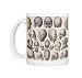 Historical art of phrenological skulls and heads Photo Mugs