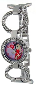 Betty Boop #BB-W350B Women's Crystal Bezel Watch