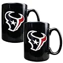 NIB Houston Texans NFL Ceramic Coffee Cup Mug Set