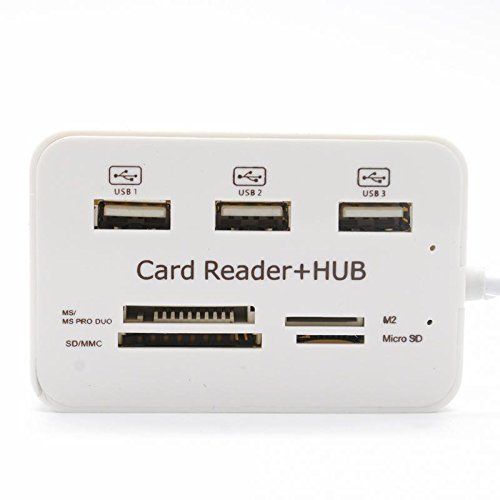 Compue Multi Micro USB Hub 2.0 OTG Combo USB Splitter SD TF Card Reader Extension Port Hubs WH Cable Adapter For Computer Smart Phone