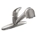 Plastic Pull-Out RV Kitchen Faucet - Brushed Satin Nickel Finish - Replacement Faucet for Recreational Vehicles, Fifth (5th) Wheels, Campers, Trailers