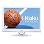 Haier HL24XSLW2 White 24-Inch Ultra Slim LED LCD HDTV