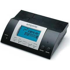 Emporia A10 Anrufbeantworter (Super einfach, Gr��es Display) schwarz