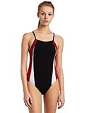 Speedo Women's Speedo Women'S Race Endurance+ Sonic Spliced Y Back Swimsuit,Black/Red,36