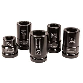 Ingersoll Rand SK8C5T 1-Inch Drive 5-Piece Truck Service Socket Set by Ingersoll-Rand