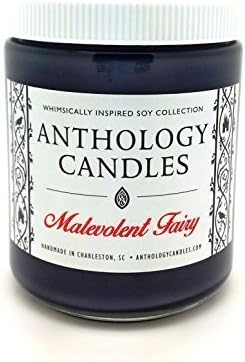 Malevolent Fairy Candle - Anthology Candles, Disney Candles, Scented Soy Candle, 8 oz Jar