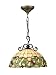 Dale Tiffany TH70516 Tiffany Grape Pendant Light , Antique Bronze and Art Glass Shade