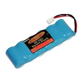 6 Cell 1100 NiMH Battery: 18-T, 18-MT from Associated Accessories