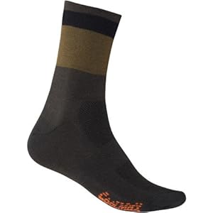 Giro Coolmax Hi-Rise Sock Charcoal/Black Modern, S - Men's